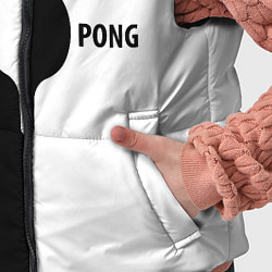Детский жилет Ping-Pong черно-белое, цвет: 3D-красный — фото 2