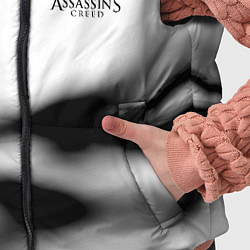 Детский жилет Assassins Creed logo texture, цвет: 3D-черный — фото 2