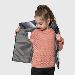 Детский жилет Стальные блоки, цвет: 3D-светло-серый — фото 2