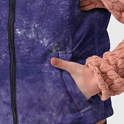 Детский жилет Абстракция - violet color background, цвет: 3D-черный — фото 2