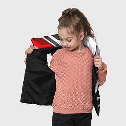 Детский жилет Ливерпуль - абстракция, цвет: 3D-черный — фото 2