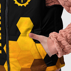 Детский жилет Final Fantasy - gold gradient вертикально, цвет: 3D-черный — фото 2