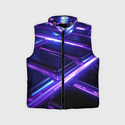 Детский жилет Фиолетовые неоновые плиты