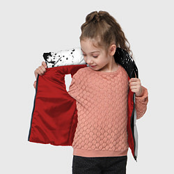 Детский жилет Pubg чернобелые краски, цвет: 3D-красный — фото 2