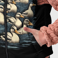 Детский жилет Утки в пруду, цвет: 3D-красный — фото 2