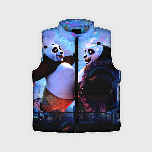 Детский жилет Кунг-фу Панда Friend / 3D-Светло-серый – фото 1