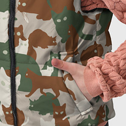 Детский жилет Кошки - камуфляж, цвет: 3D-черный — фото 2