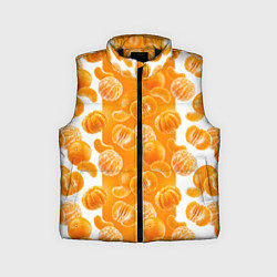 Детский жилет Мандарины, цвет: 3D-черный
