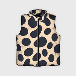 Детский жилет Пятнышки леопарда, цвет: 3D-светло-серый
