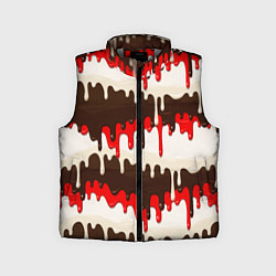 Детский жилет Шоколад и красочная глазурь, цвет: 3D-светло-серый