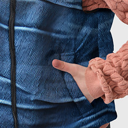 Детский жилет Мятый деним, цвет: 3D-черный — фото 2
