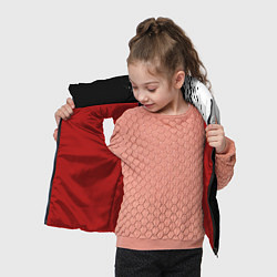 Детский жилет Герб РФ краски текстура, цвет: 3D-красный — фото 2