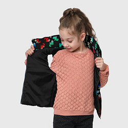 Детский жилет Перелив радуги, цвет: 3D-черный — фото 2