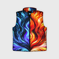 Детский жилет Два огня, цвет: 3D-красный