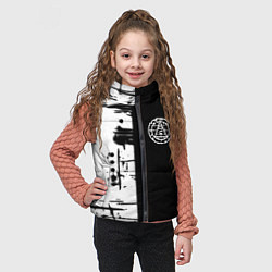 Детский жилет Silent hill краски текстура гейм, цвет: 3D-черный — фото 2