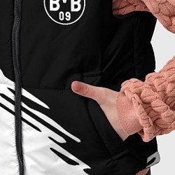 Детский жилет Borussia текстура краски, цвет: 3D-черный — фото 2