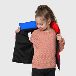 Детский жилет Тхэквондо синий и красный, цвет: 3D-черный — фото 2