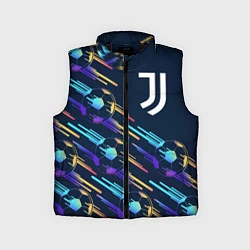 Детский жилет Juventus градиентные мячи, цвет: 3D-черный