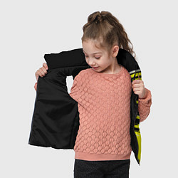Детский жилет Borussia текстура спорт, цвет: 3D-черный — фото 2