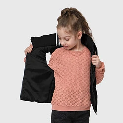 Детский жилет Россия три полоски на черном фоне, цвет: 3D-черный — фото 2