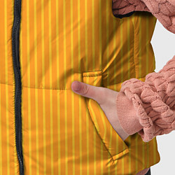 Детский жилет Жёлтый полосатый, цвет: 3D-светло-серый — фото 2