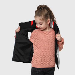 Детский жилет Mitsubishi red uniform, цвет: 3D-черный — фото 2