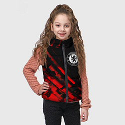Детский жилет Chelsea sport grunge, цвет: 3D-красный — фото 2