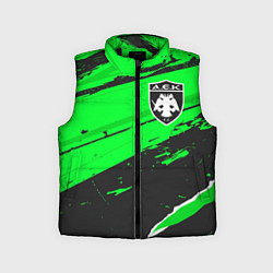 Детский жилет AEK Athens sport green, цвет: 3D-черный