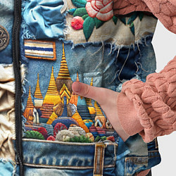 Детский жилет Пэчворк из Тайланда, цвет: 3D-черный — фото 2