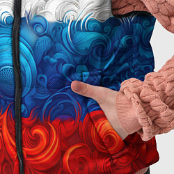 Детский жилет Орнамент триколор, цвет: 3D-красный — фото 2