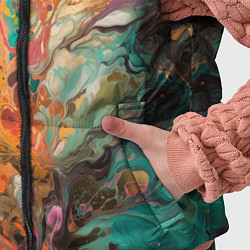 Детский жилет Красочный хаос, цвет: 3D-светло-серый — фото 2
