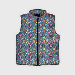 Детский жилет Эмо-стиль в духе 2007 года, цвет: 3D-светло-серый