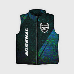 Детский жилет Arsenal glitch blue