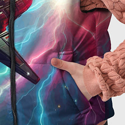 Детский жилет Полёт к далёкой звезде - нейросеть, цвет: 3D-красный — фото 2