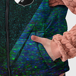 Детский жилет Hoffenheim glitch blue, цвет: 3D-черный — фото 2