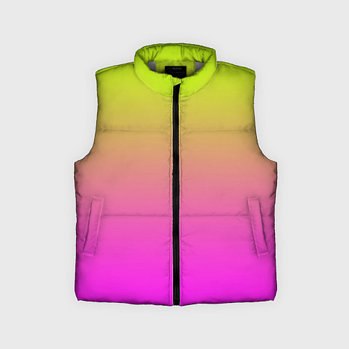 Детский жилет Градиент яркий / 3D-Светло-серый – фото 1