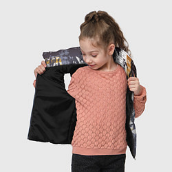 Детский жилет Газетная страничка, цвет: 3D-черный — фото 2