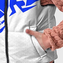 Детский жилет Россия- астрактивный триколор, цвет: 3D-черный — фото 2