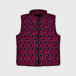 Детский жилет Linkin park pink logo, цвет: 3D-красный