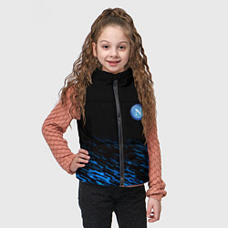 Детский жилет Napoli fc club texture, цвет: 3D-красный — фото 2