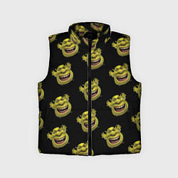 Детский жилет Паттерн - Шрек, цвет: 3D-черный