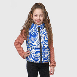 Детский жилет Русская гжель, цвет: 3D-черный — фото 2