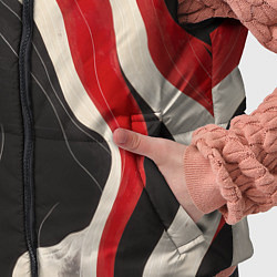 Детский жилет Абстрактные волнистые полосы, цвет: 3D-светло-серый — фото 2