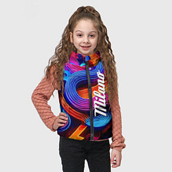 Детский жилет Colourful abstraction - Milano, цвет: 3D-черный — фото 2