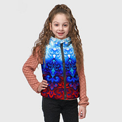 Детский жилет Душа моя Россия 1, цвет: 3D-красный — фото 2