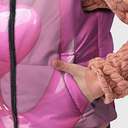 Детский жилет Розовые краски абстракция, цвет: 3D-красный — фото 2