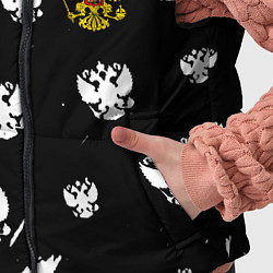 Детский жилет Герб РФ паттерн, цвет: 3D-красный — фото 2