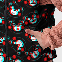 Детский жилет Монокума глитч, цвет: 3D-светло-серый — фото 2