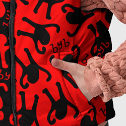 Детский жилет ЪУЪ съука mem pattern, цвет: 3D-красный — фото 2