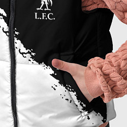 Детский жилет Liverpool fc белые краски, цвет: 3D-черный — фото 2